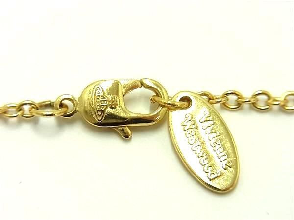Vivienne Westwood Heart Diamante Orb Necklace